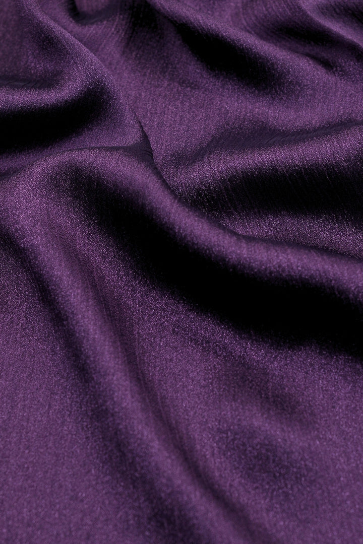 Crinkle Chiffon Hijab - Purple (Shimmer)
