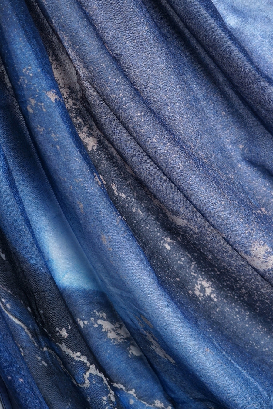 Printed Viscose Modal Hijab - Rainy Blue