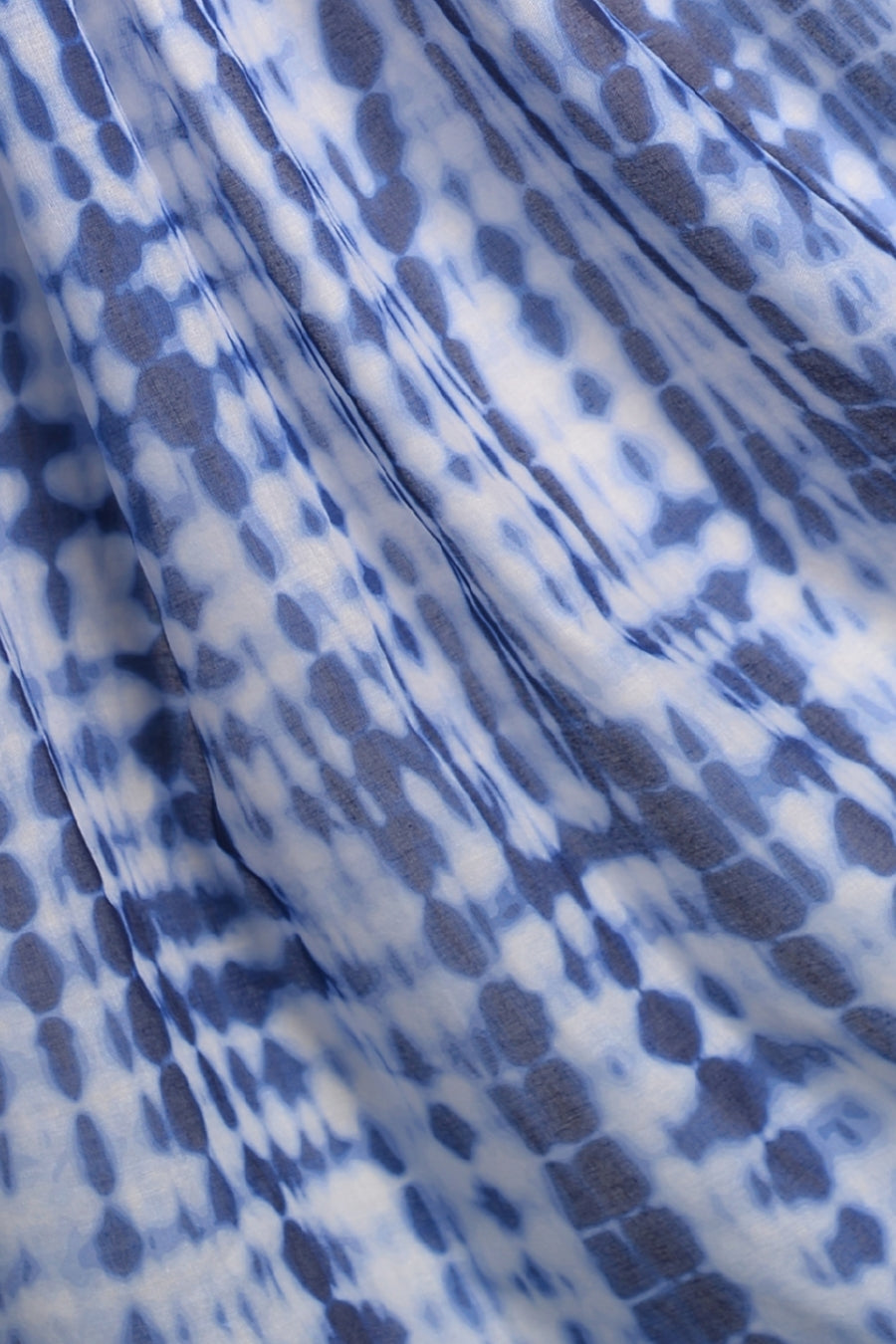 Printed Modal Hijab - Rainy Blue
