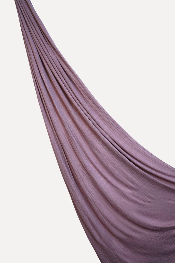 Checkered Jersey Hijab - Rose