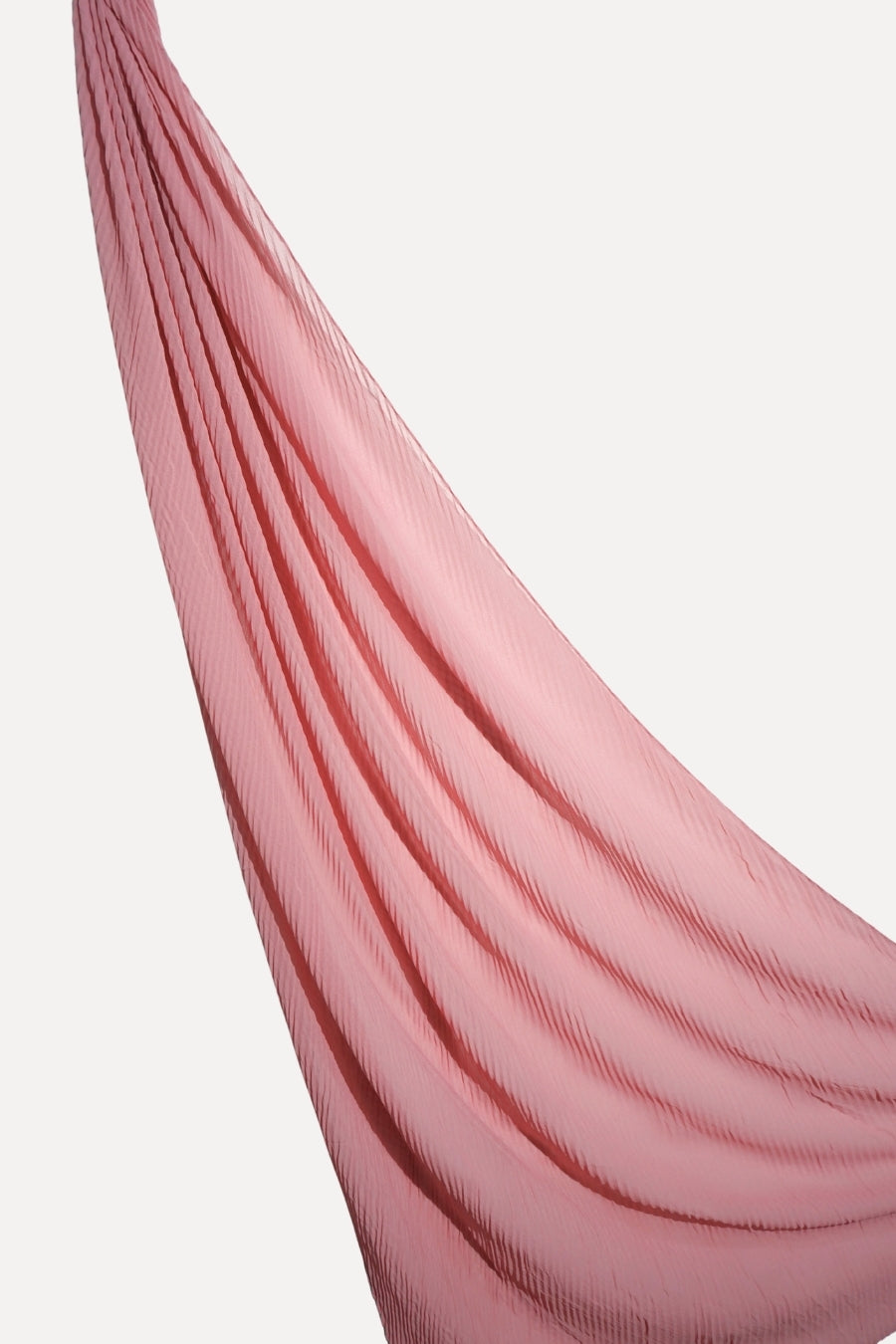 Crinkle Georgette Hijab - Rose
