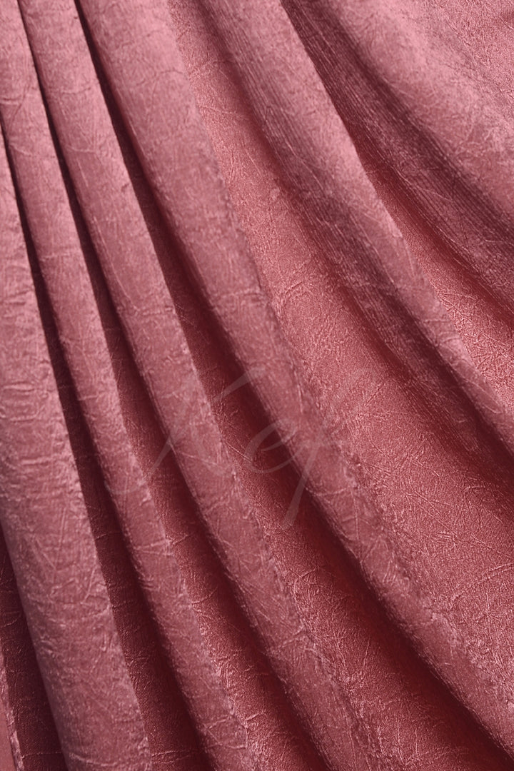 Crepe Textured Chiffon - Rose