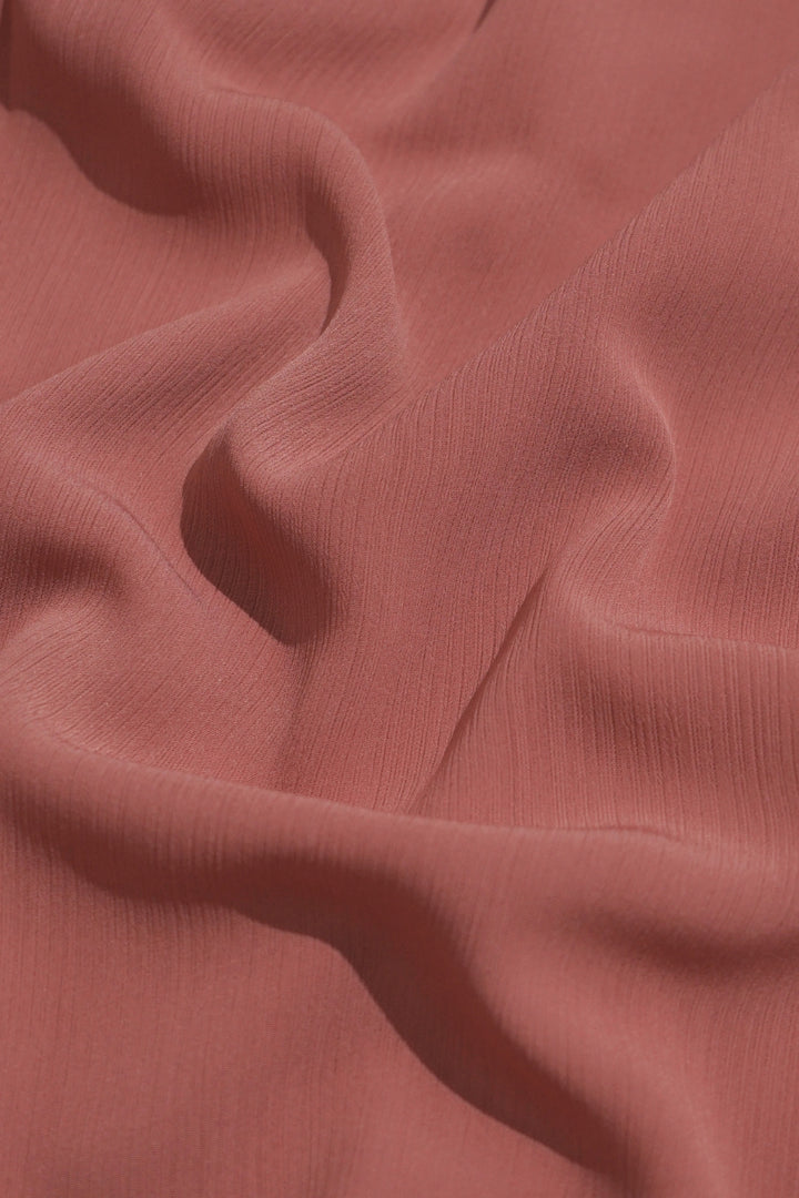 Textured Chiffon - Rose