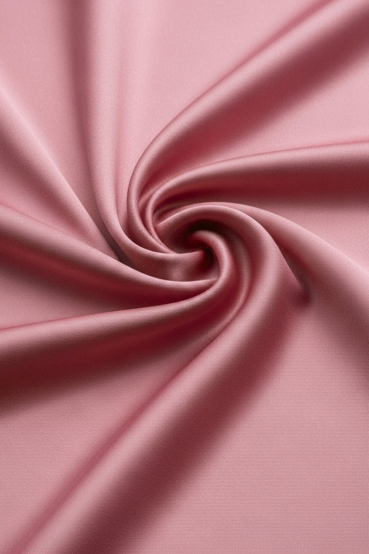 Plain Silk Hijab - Rose