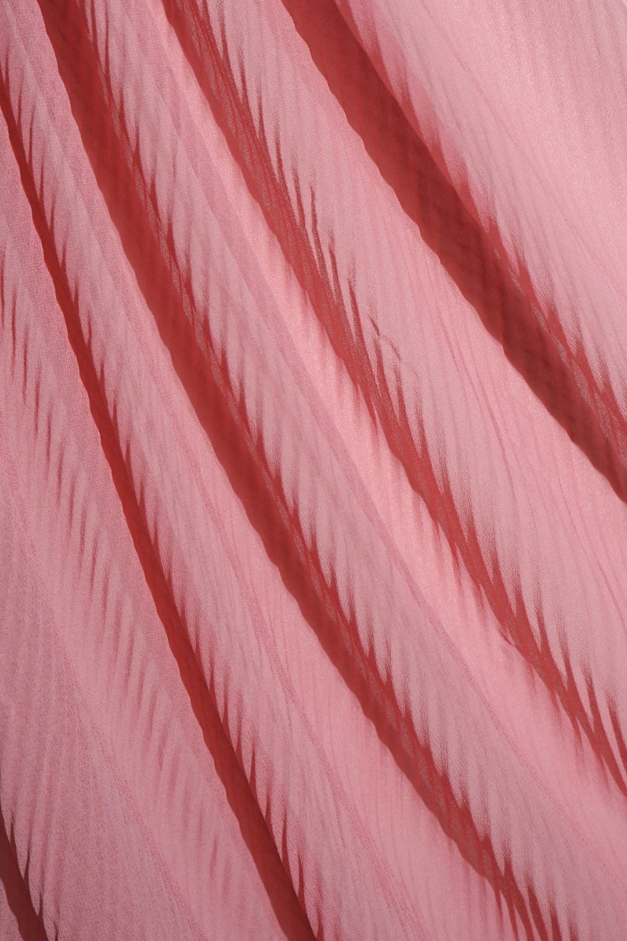 Crinkle Georgette Hijab - Rose