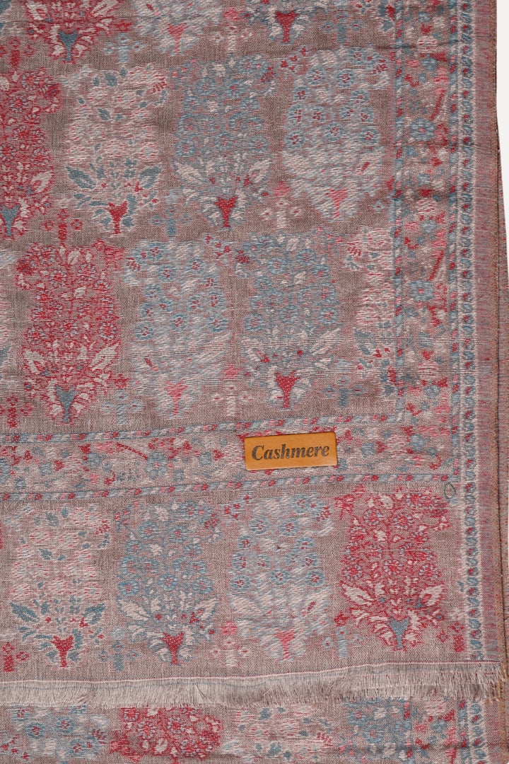 Printed Cashmere Echo Hijab - Rose Clay