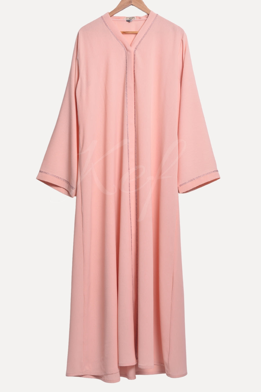 Peach Studded Abaya