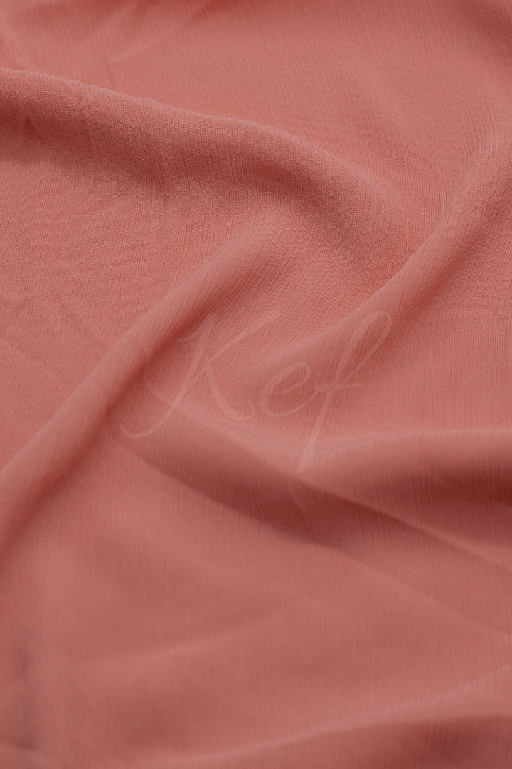 Textured Chiffon - Rose