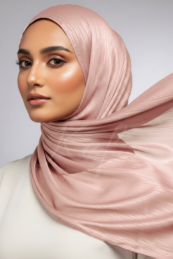 Luxe Chiffon Hijab - Rose