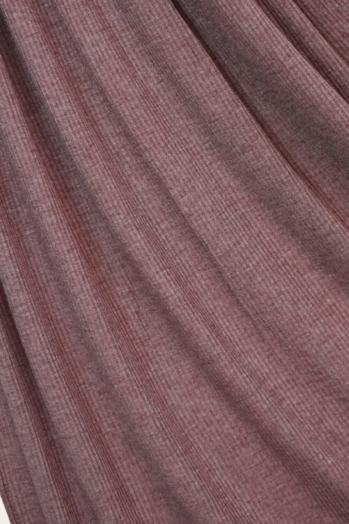 Ribbed Jersey Hijab - Rosewood