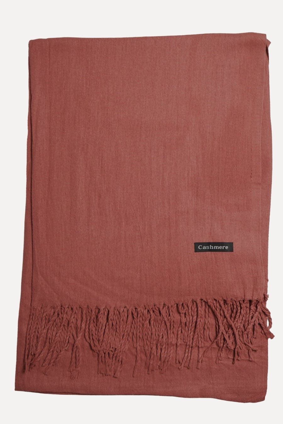 Plain Cashmere Hijab - Rosewood