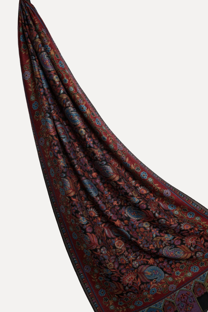 Printed Cashmere Lumia Hijab - Rosewood Veil
