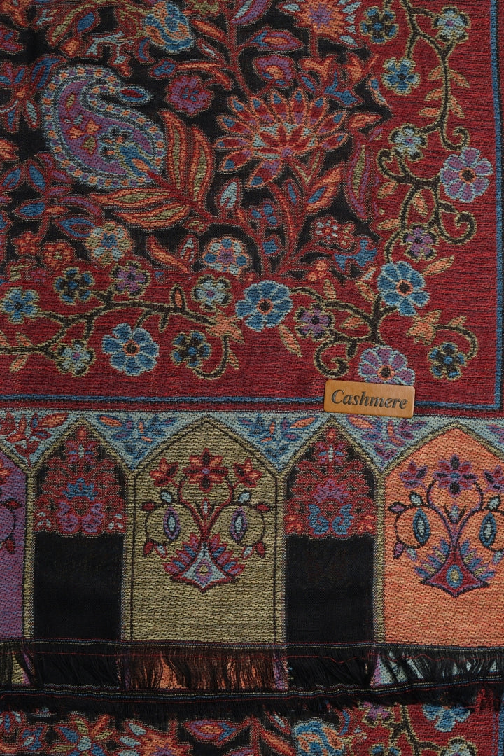 Printed Cashmere Lumia Hijab - Rosewood Veil