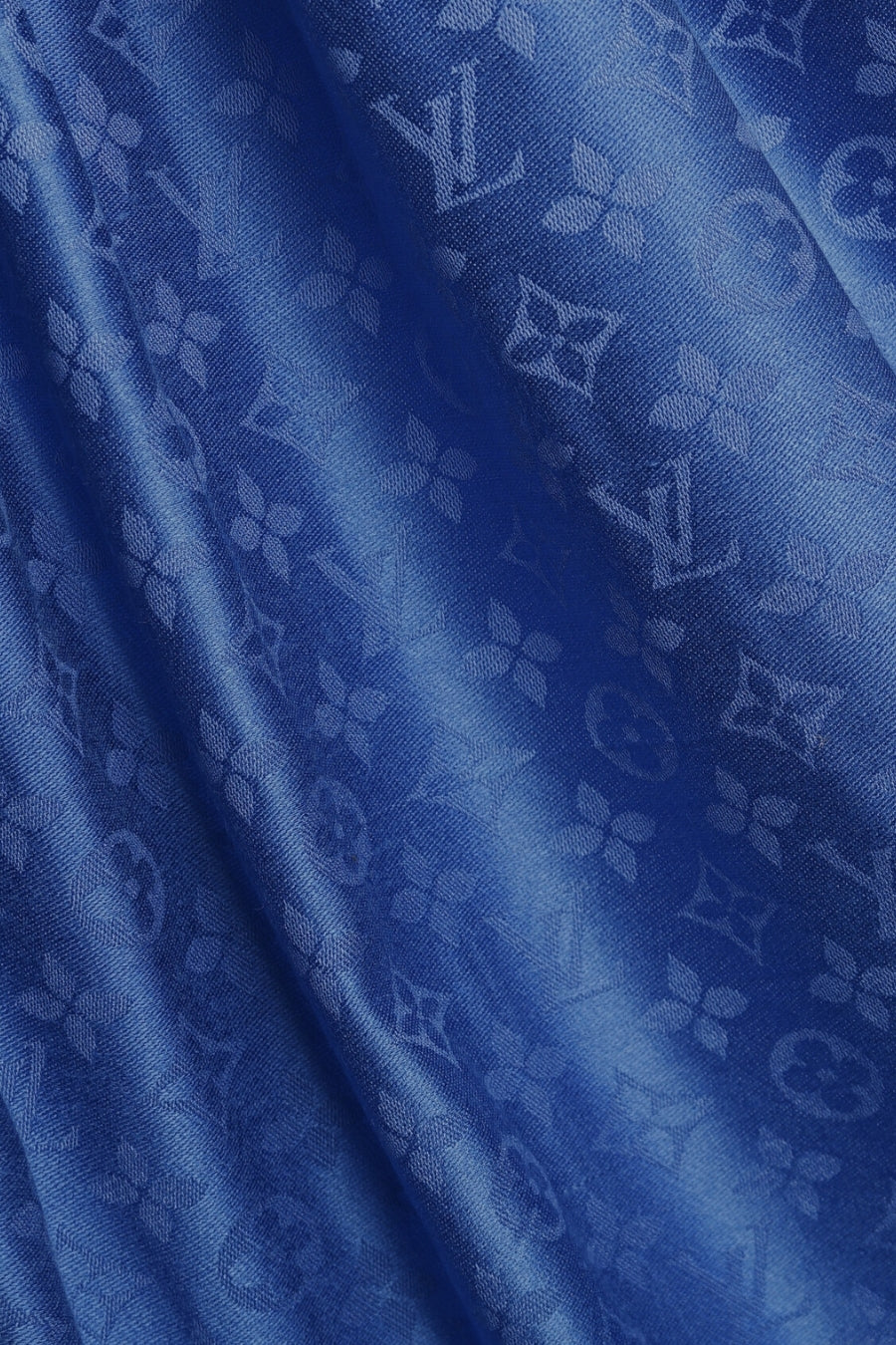 LV Cashmere Hijab -  Royal Blue