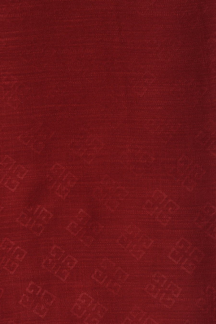 Monogram Turkish Lawn Hijab - Ruby Red