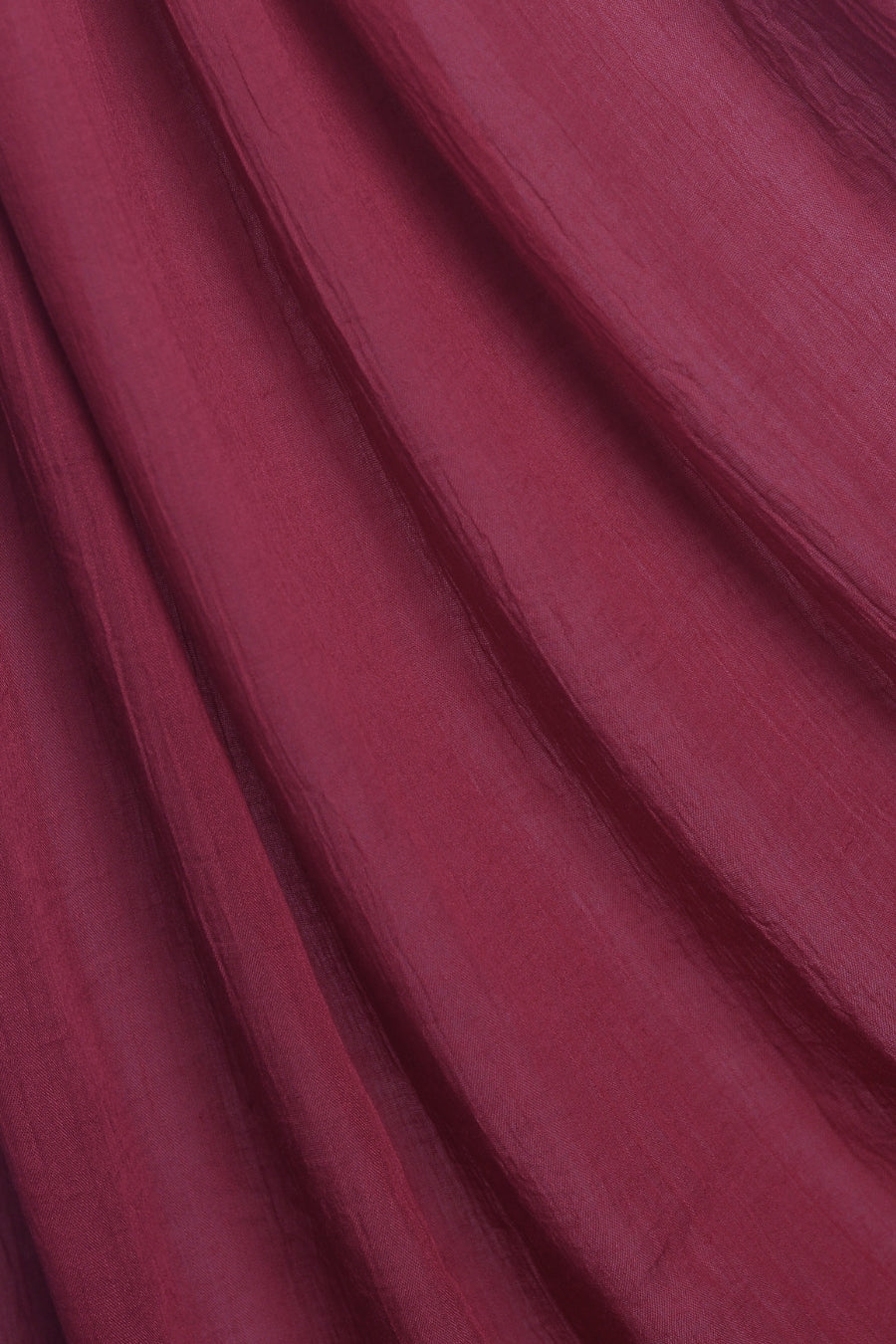 Soft Crumpled Lawn Hijab - Ruby Red