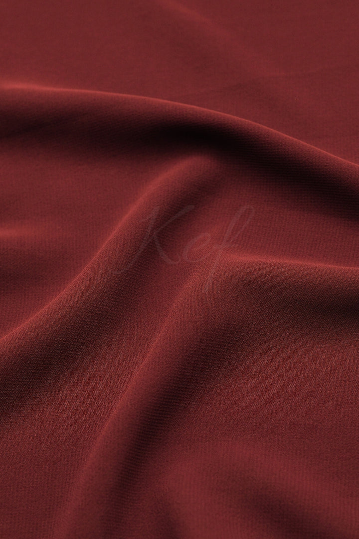 Georgette Hijab - Ruby Red