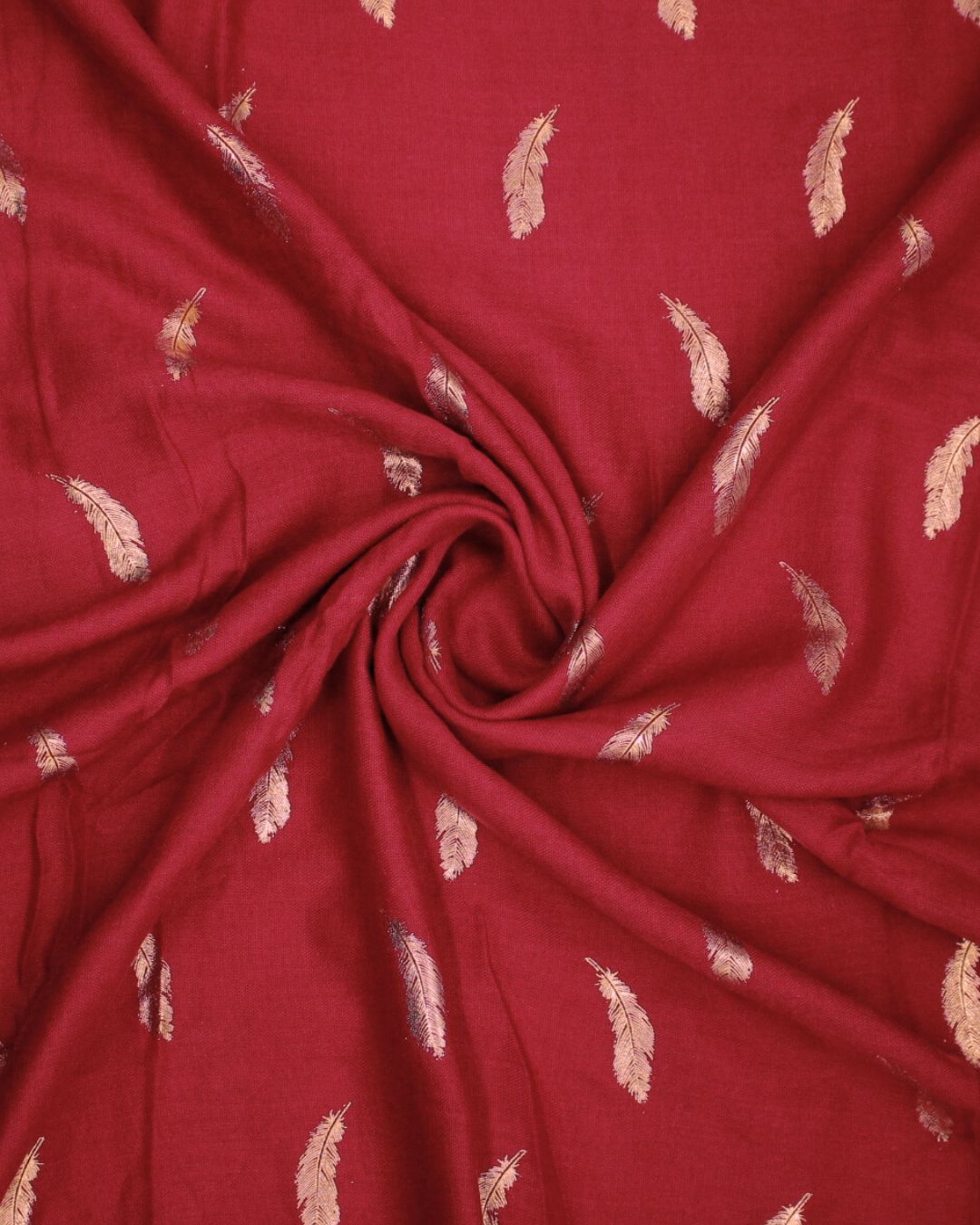 Feather Lawn Hijab - Ruby Red