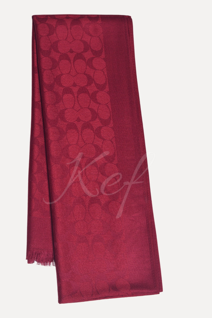 CCH Cashmere Hijab -  Ruby Red