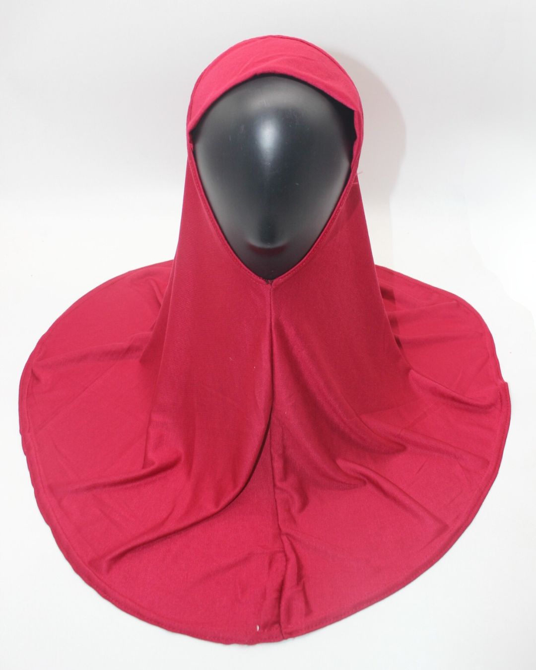 Kids Makhna Hijab - Maroon (Age 10-12)