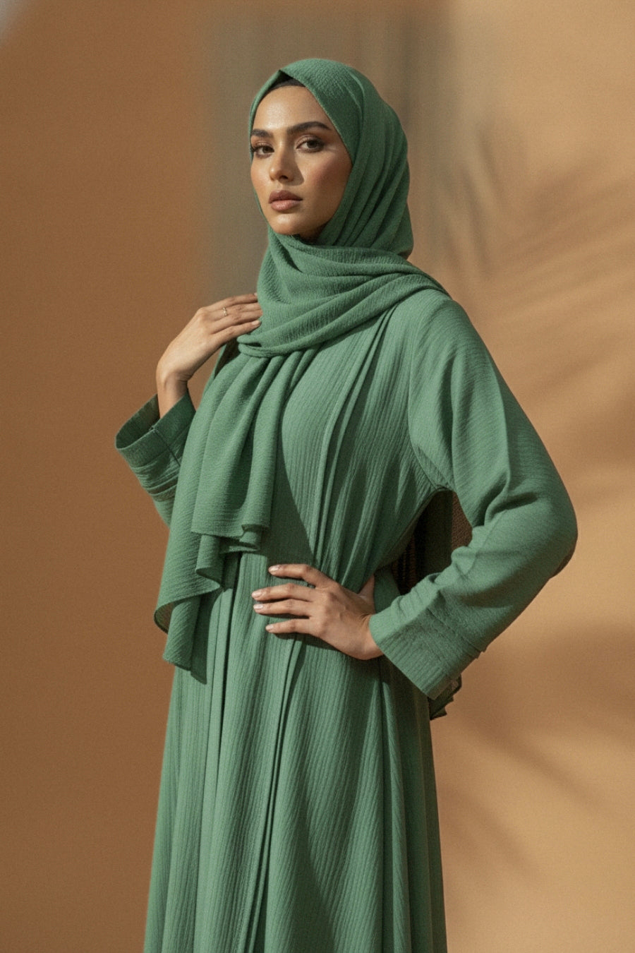 Textured Russian Abaya
