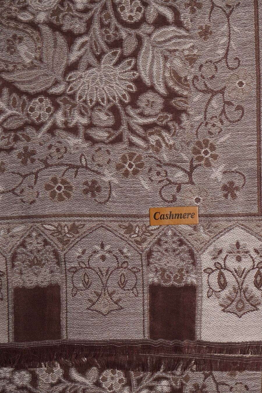 Printed Cashmere Lumia Hijab - Rustic Bronze
