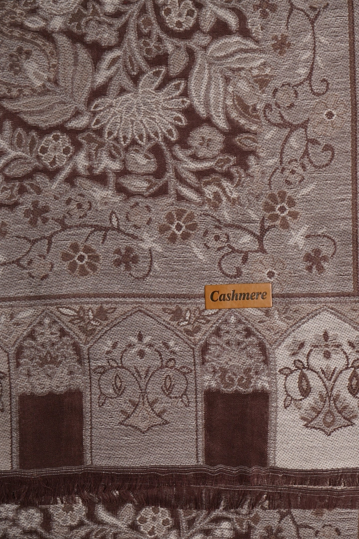 Printed Cashmere Lumia Hijab - Rustic Bronze