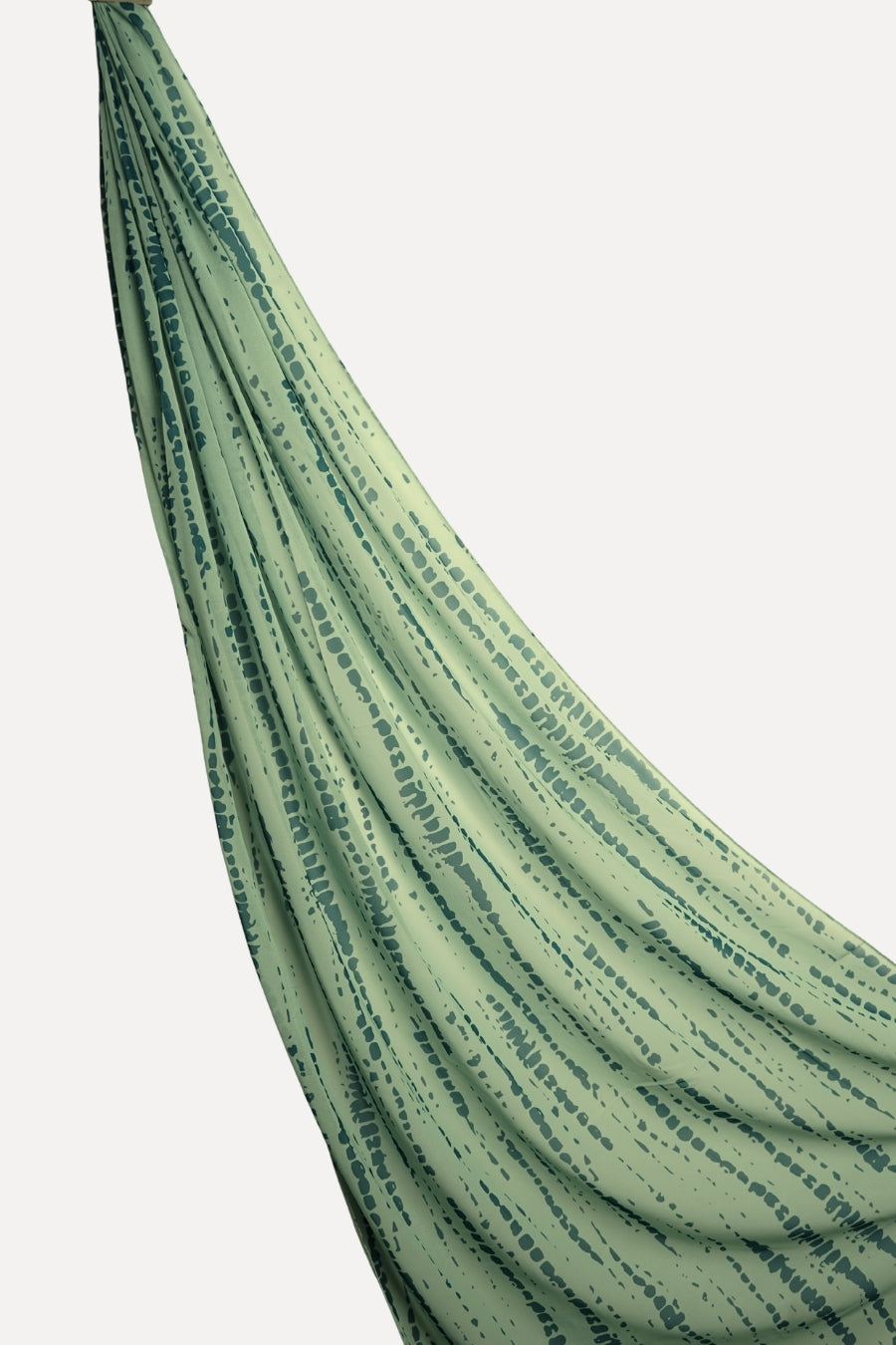 Tiedye Print Chiffon Hijab - Sage