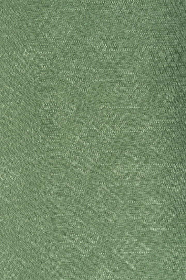 Monogram Turkish Lawn Hijab - Sage