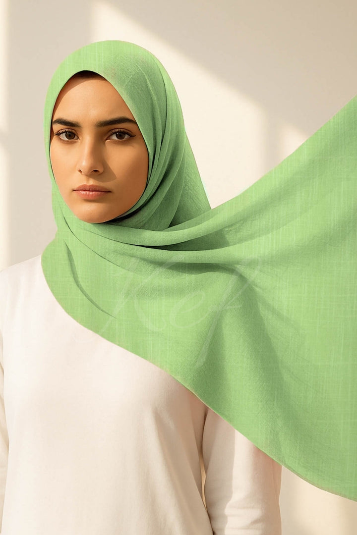 Turkish Lawn Hijab - Sage