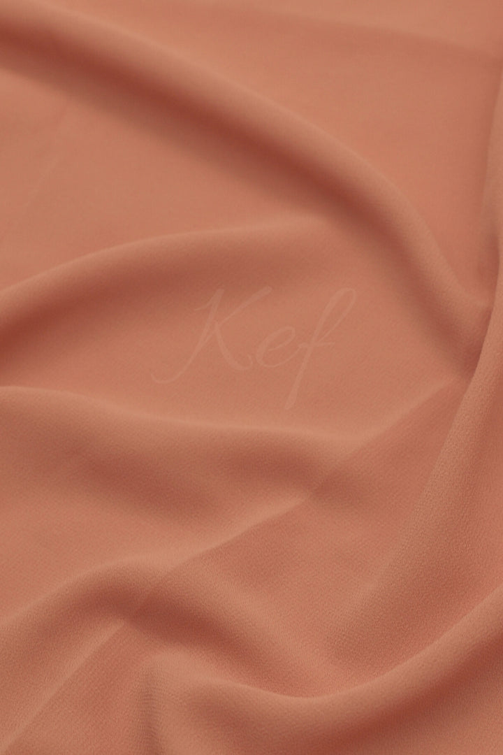 Georgette Hijab - Salmon
