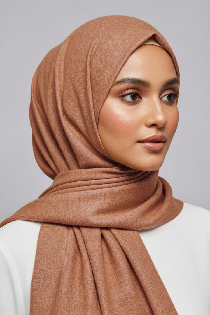 Turkish Lawn XL Hijab - Salmon