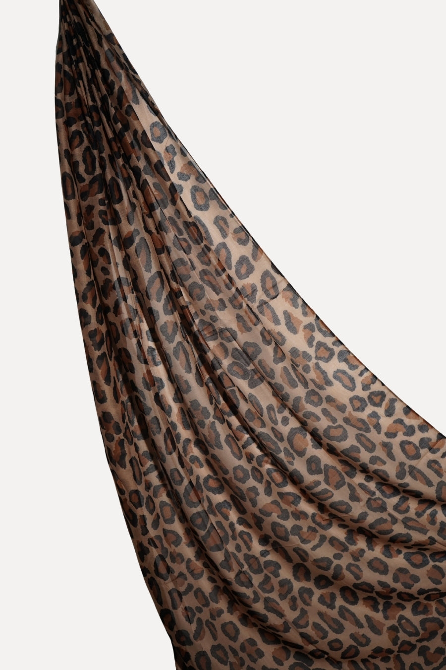 Safari Printed Lawn Hijab - Sand Leopard