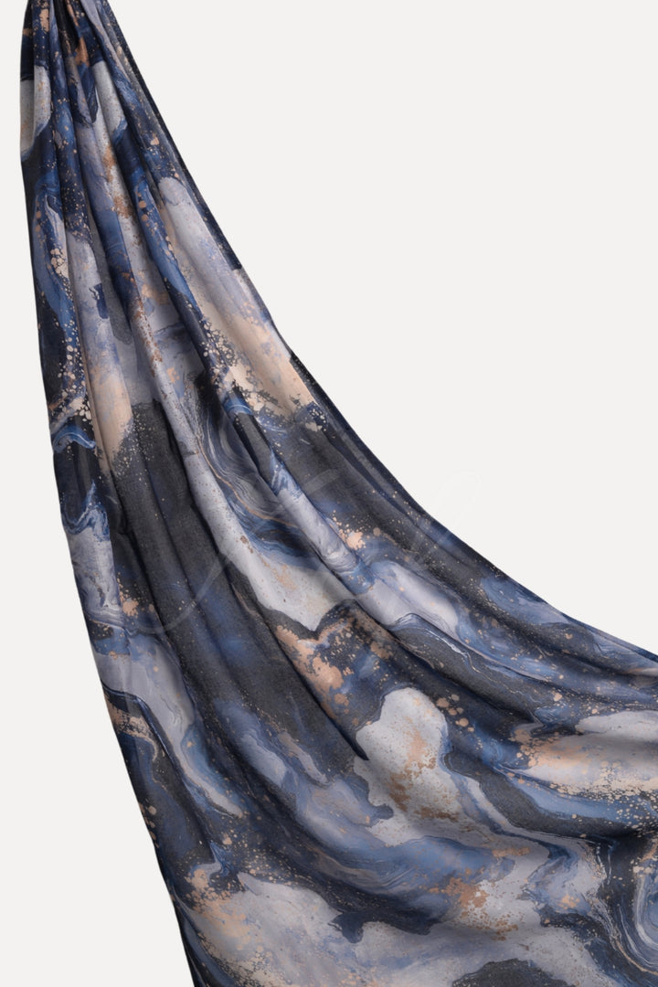 Printed Modal Hijab - Sea Sand