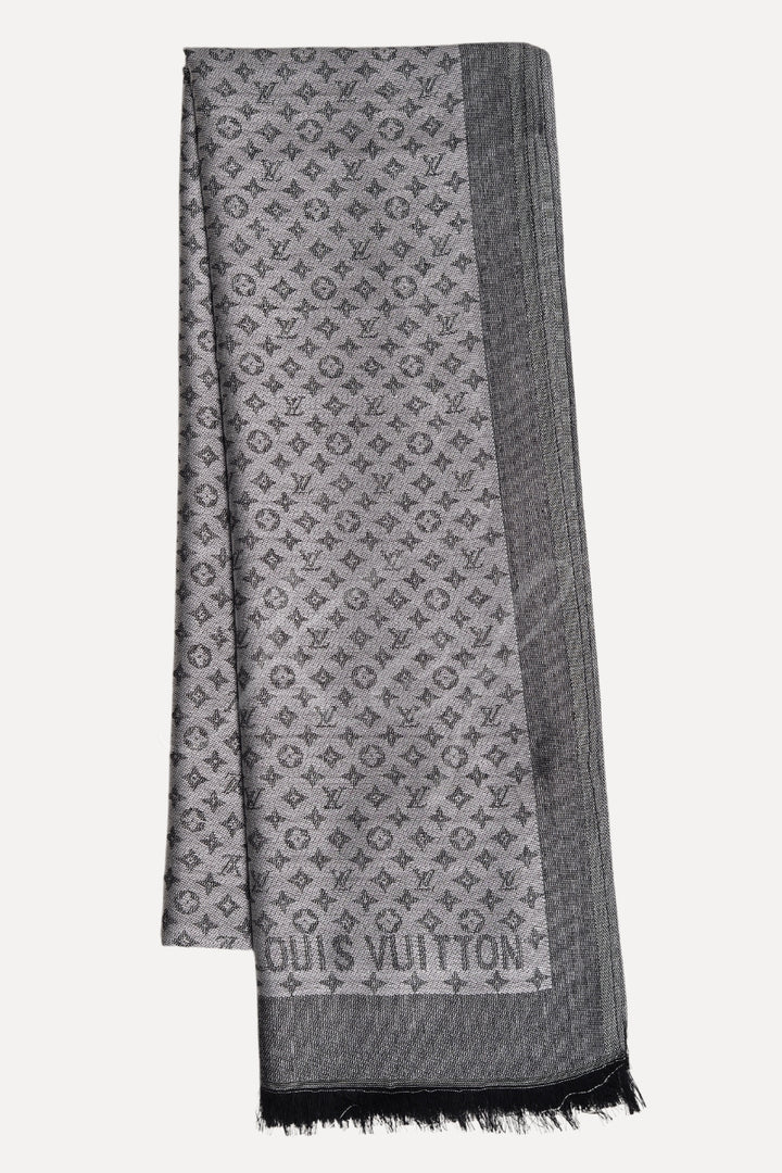 Star LV Cashmere Hijab -  Shadow