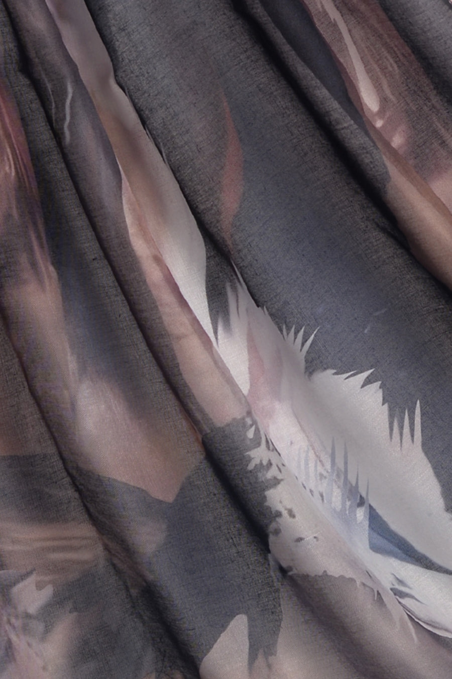 Printed Modal Hijab - Shadow