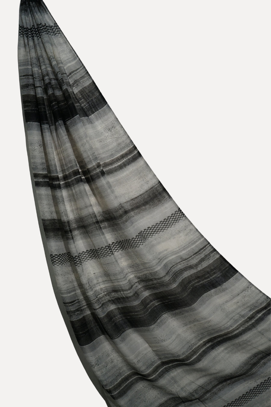Urban Noir Printed Lawn - Shadow Lines