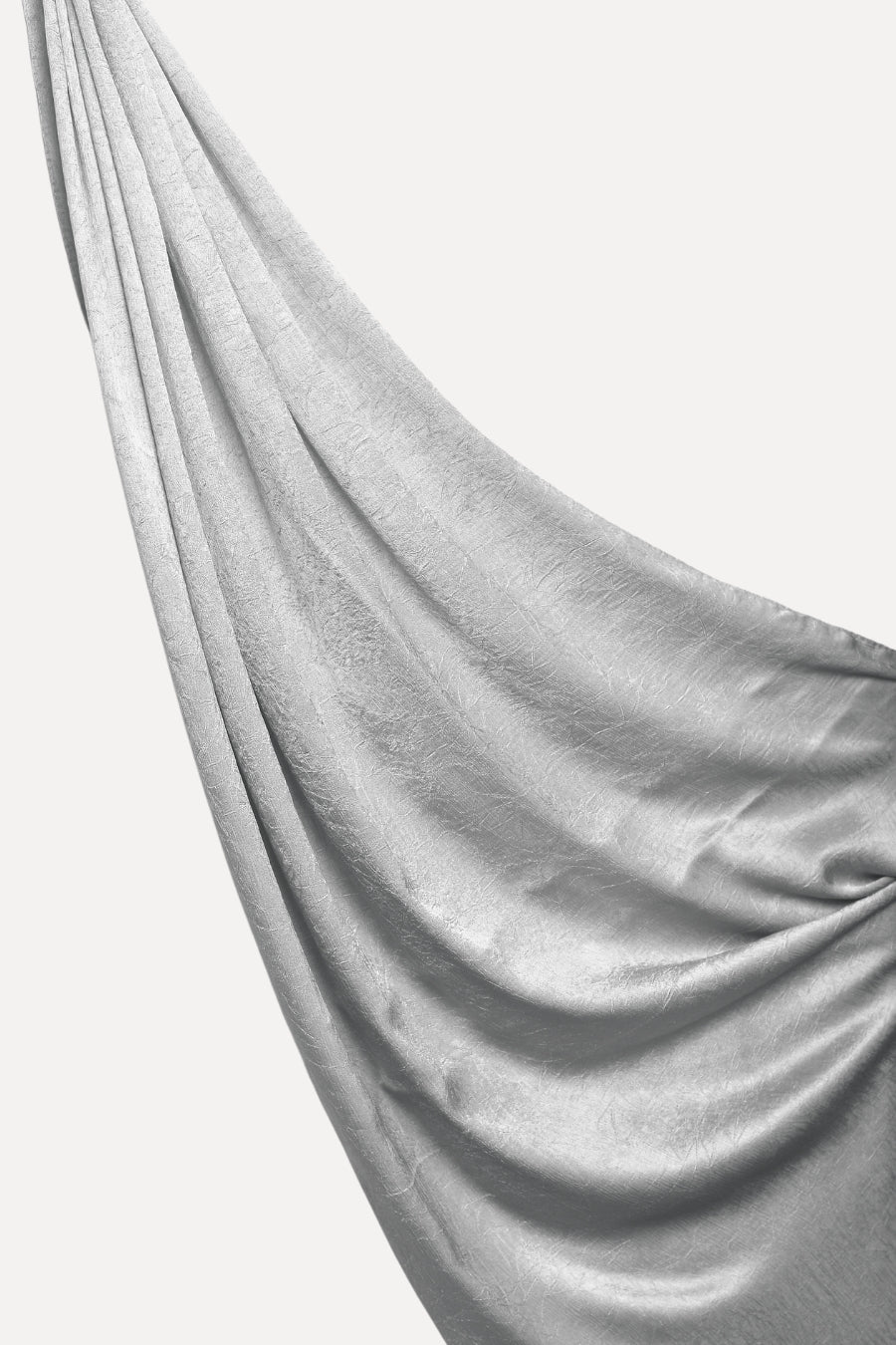 Crepe Textured Chiffon - Silver