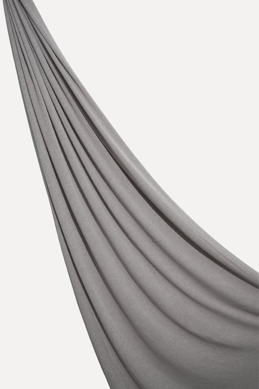 Ribbed Jersey Hijab - Silver