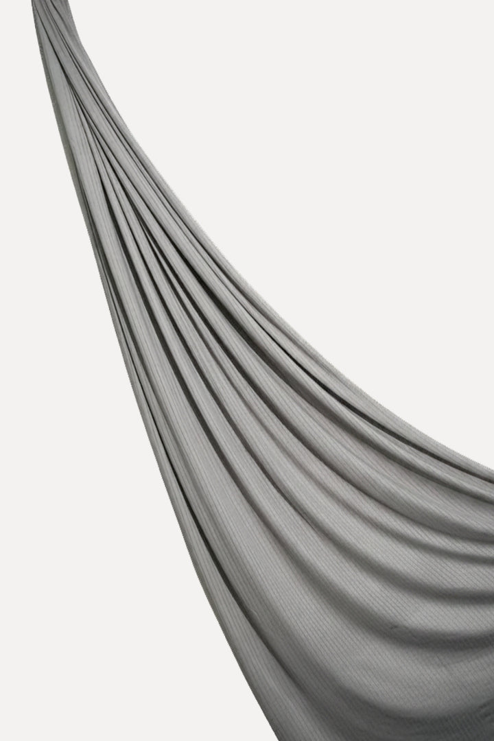 Linear Rib Jersey - Silver