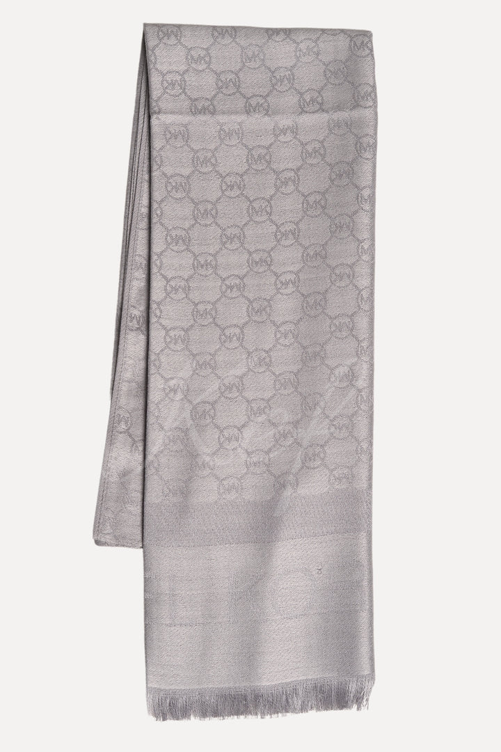 MK Cashmere Hijab -  Silver