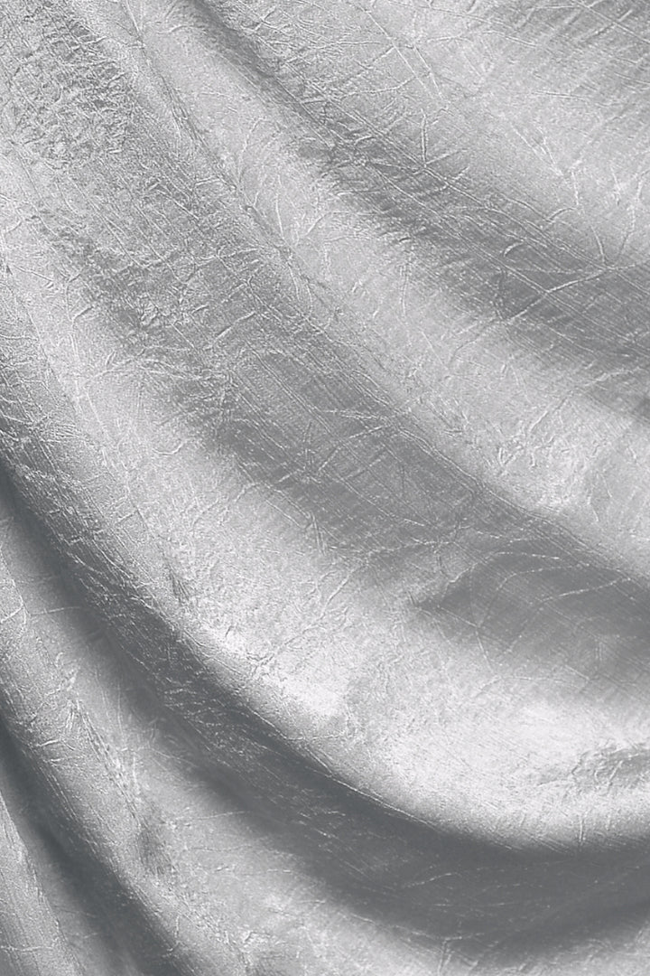 Crepe Textured Chiffon - Silver