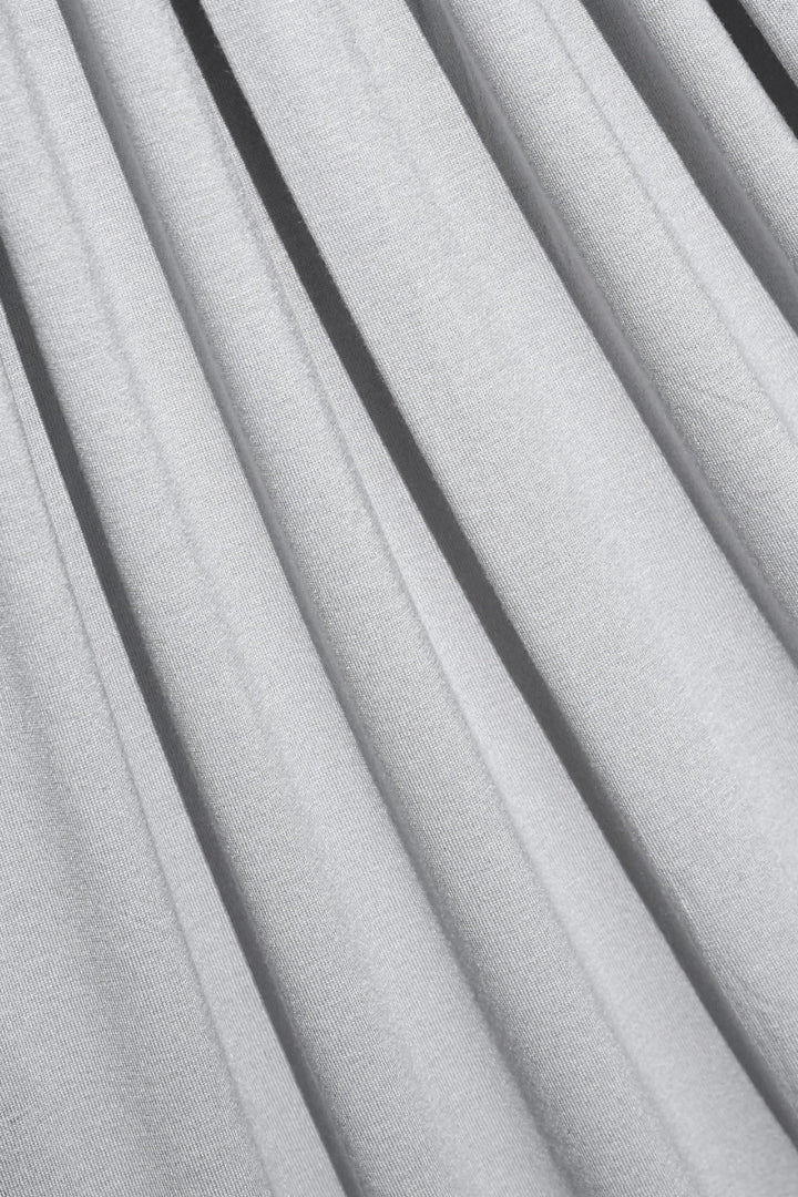 Plain Jersey Hijab - Silver