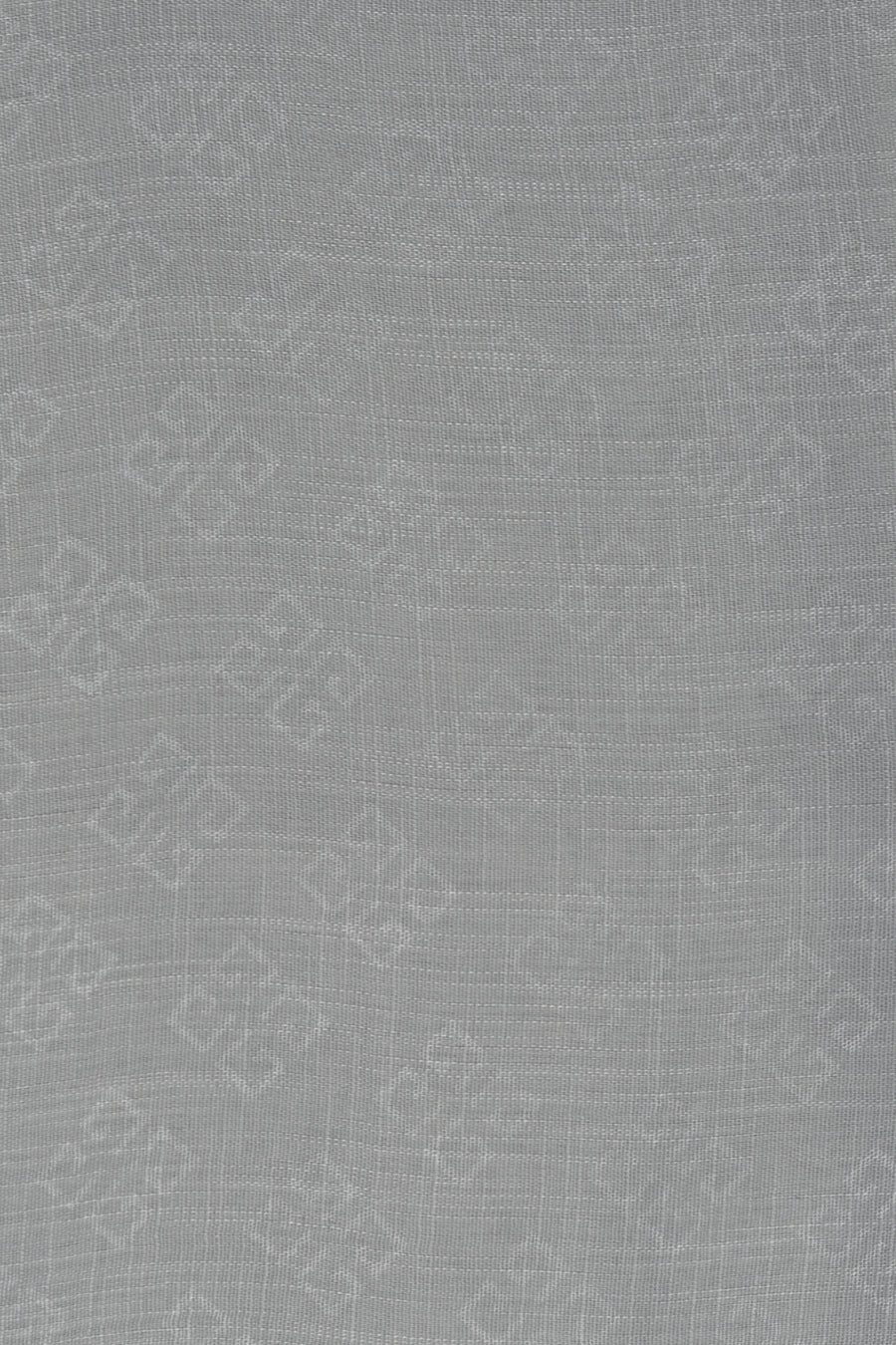 Monogram Turkish Lawn Hijab - Silver