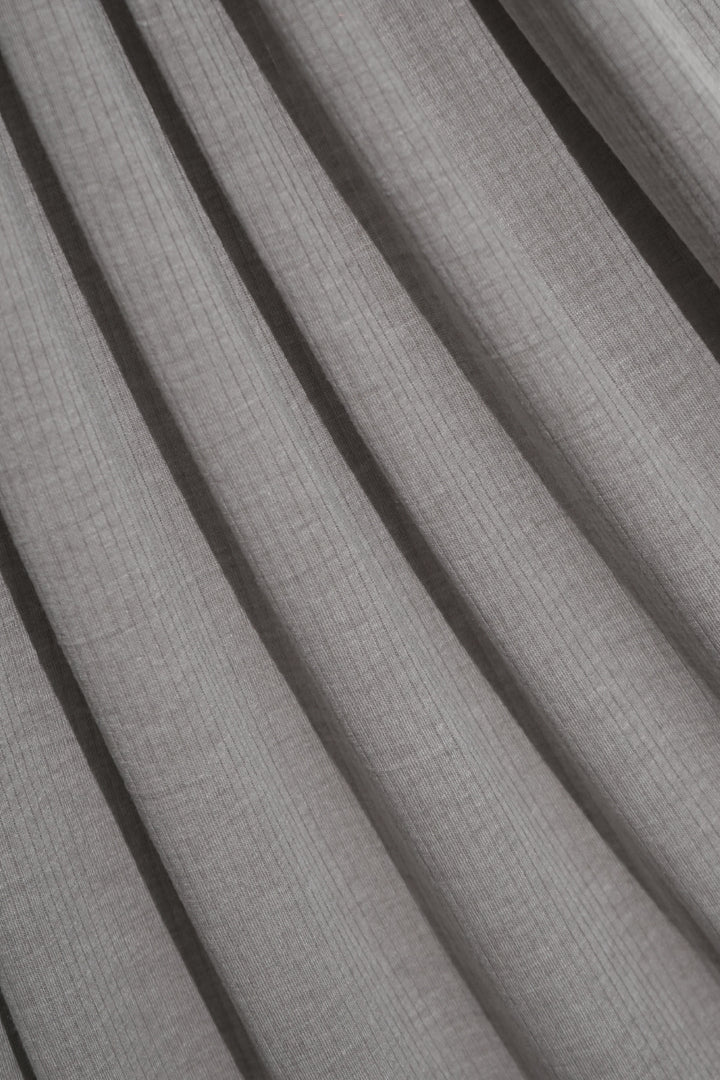 Ribbed Jersey Hijab - Silver