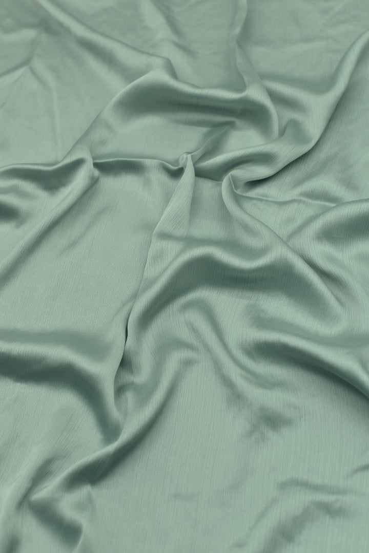 Crinkle Chiffon Hijab - Silver Lake (Matte)