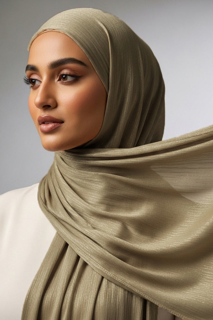 Luxe Chiffon Hijab - Skinny Dip