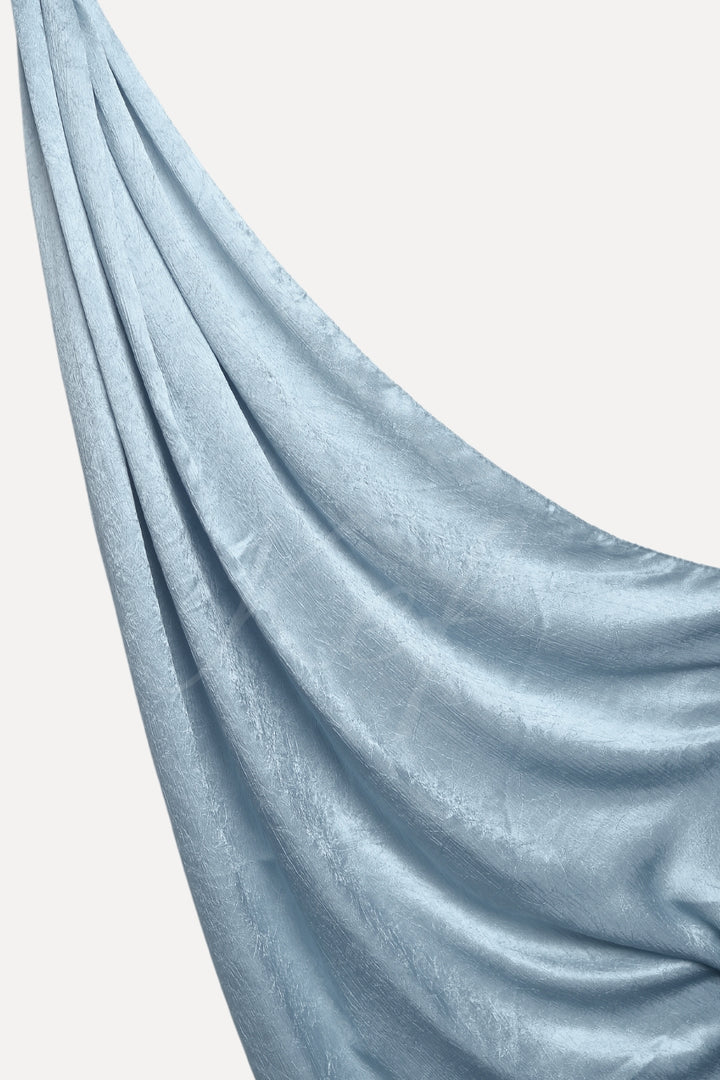 Crepe Textured Chiffon - Sky Blue