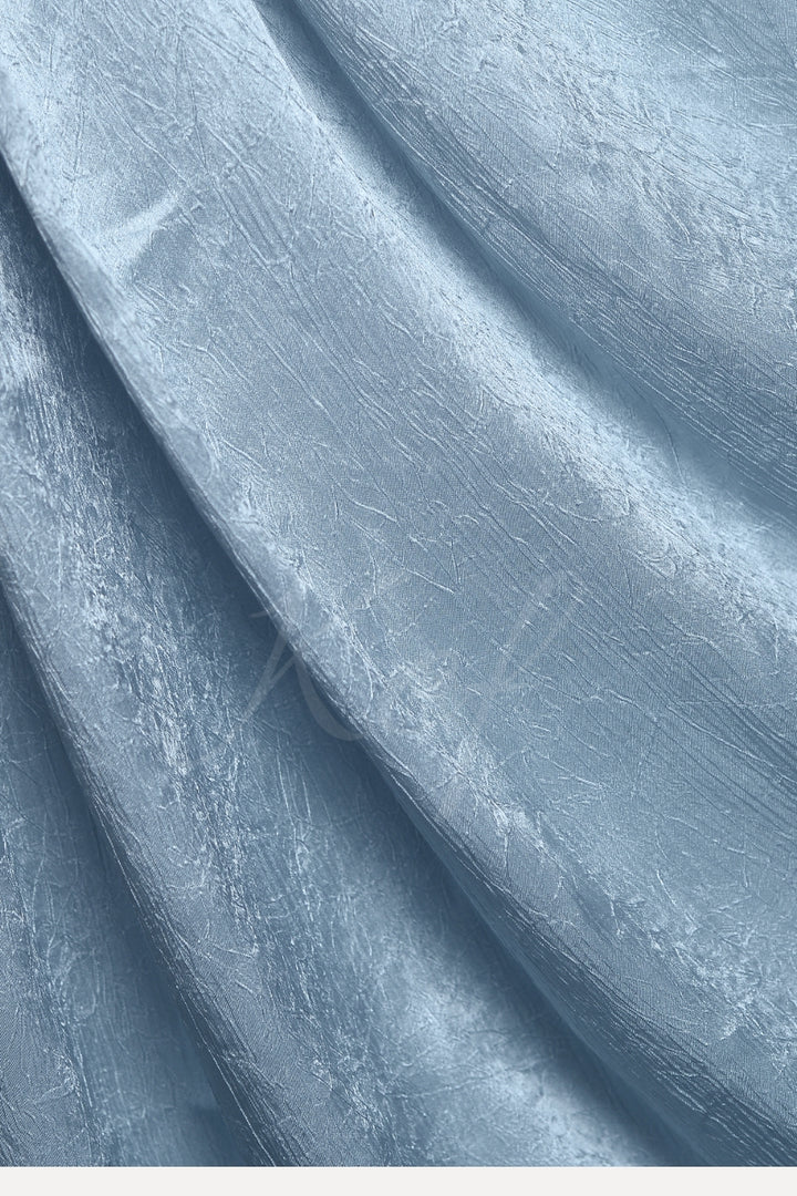 Crepe Textured Chiffon - Sky Blue