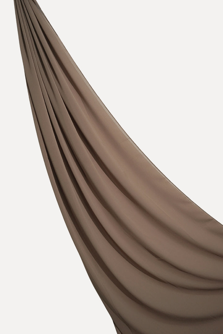 Textured Chiffon - Smoky Taupe